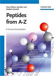 Cover of: Peptides from A to Z: A Concise Encyclopedia