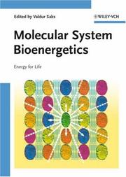 Cover of: Molecular System Bioenergetics by Valdur Saks