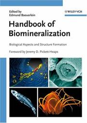 Cover of: Handbook of Biomineralization by 
