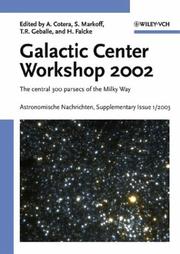 Cover of: Proceedings of the Galactic Center Workshop 2002 by 