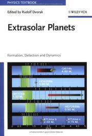 Cover of: Extrasolar Planets: Formation, Detection and Dynamics