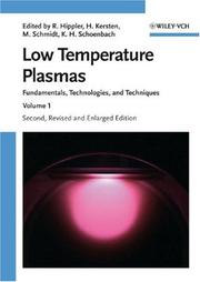 Cover of: Low Temperature Plasmas: Fundamentals, Technologies and Techniques