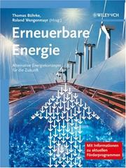 Cover of: Erneuerbare Energie