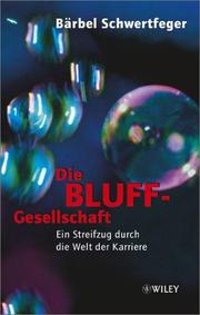 Cover of: Die Bluff-gesellschaft