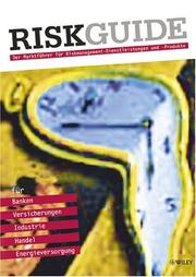 Cover of: Riskguide 2005 by Wiley-VCH