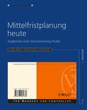 Cover of: Mittelfristplanung Heute by Jurgen Weber, Klaus Hufschlag, Guido Pieroth