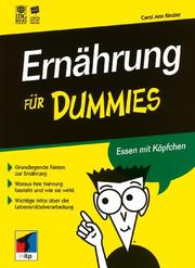 Cover of: Ernahrung Fur Dummies by Carol Ann Rinzler