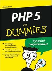 Cover of: PHP 5 Fuer Dummies