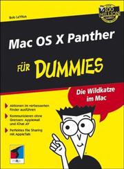 Cover of: Mac OS X Panther Für Dummies by Bob LeVitus