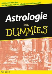 Cover of: Astrologie Für Dummies by Rae Orion