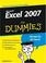 Cover of: Excel 2007 Fur Dummies