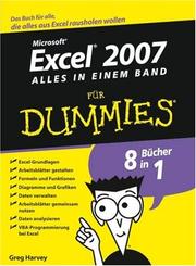 Cover of: Excel 2007 Für Dummies, Alles in Einem Band