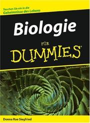 Cover of: Biologie Fur Dummies