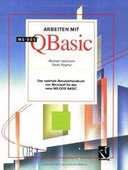 Cover of: Arbeiten mit MS- DOS QBASIC. by Michael Halvorson, David Rygmyr