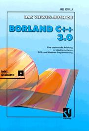 Cover of: Das Vieweg Buch zu Borland C++ 3.0.