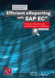 Cover of: Efficient eReporting with SAP EC: Strategic Direction and Implementation Guidelines