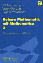 Cover of: Höhere Mathematik mit Mathematica, 4 Bde., Bd.3, Differentialgleichungen und Numerik