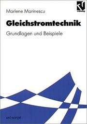 Cover of: Gleichstromtechnik. Grundlagen und Beispiele.