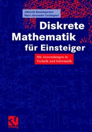 Cover of: Diskrete Mathematik für Einsteiger. Mit Anwendungen in Technik und Informatik