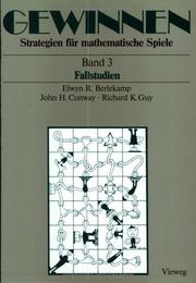 Cover of Winning Ways for Your Mathematical Plays, 2nd Edition, Volume 3