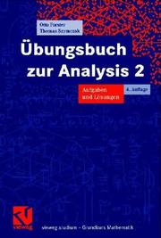 Cover of: Vieweg Studium, Nr.73, Übungsbuch zur Analysis 2