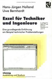 Cover of: Excel für Techniker und Ingenieure. by Hans-Jürgen Holland, Uwe. Bernhardt