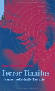 Cover of: Terror Tinnitus. Die neue, individuelle Therapie. by Hans-Jürgen Heinrichs