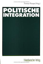 Cover of: Politische Integration.