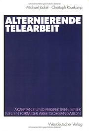 Cover of: Alternierende Telearbeit.