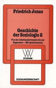 Cover of: WV Studium, Bd.93, Geschichte der Soziologie
