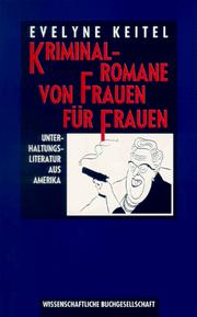 Cover of: Kriminalromane von Frauen für Frauen. Unterhaltungsliteratur aus Amerika.