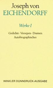 Cover of: Werke, 5 Bde., Ln, Bd.1, Gedichte; Versepen; Dramen; Autobiographisches