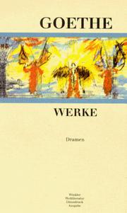 Cover of: Werke, 6 Bde., Ln, Bd.2, Dramen by Johann Wolfgang von Goethe