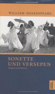 Sonette und Versepen. Vollständige Ausgabe