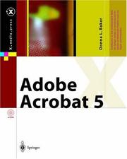 Cover of: Adobe Acrobat 5 (X.media.press) by Donna L. Baker
