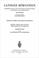 Cover of: Molecular Constants from Microwave Spectroscopy / Molekelkonstanten aus mikrowellenspektroskopischen Messungen (Numerical Data & Functional Relationships in Science & Technology)