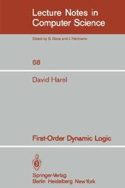First-Order Dynamic Logic by D. Harel