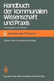 Cover of: Handbuch der kommunalen Wissenschaft und Praxis: Band 3: Kommunale Aufgaben und Instrumente der Aufgabenerfüllung
