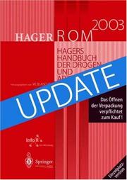 Cover of: HagerROM 2003. Hagers Handbuch der Drogen und Arzneistoffe.: Einzelplatzversion/Windows/Up-Date