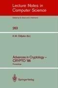 Cover of: Advances in Cryptology - CRYPTO '86: Proceedings (Lecture Notes in Computer Science)