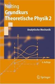 Cover of: Grundkurs Theoretische Physik 2: Analytische Mechanik (Springer-Lehrbuch)