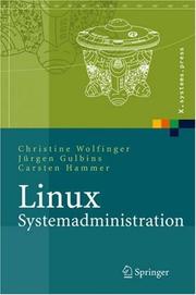 Cover of: Linux-Systemadministration: Grundlagen, Konzepte, Anwendung (X.systems.press)