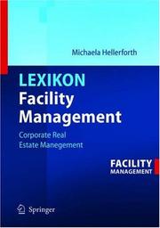 Cover of: Lexikon Facility Management: Corporate Real Estate Management