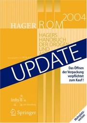 Cover of: HagerROM 2004. Hagers Handbuch der Drogen und Arzneistoffe: Mehrplatzversion/Windows/Up-date