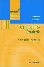 Cover of: Schließende Statistik by Ulrike Genschel, Claudia Becker