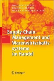 Cover of: Supply-Chain-Management und Warenwirtschaftssysteme im Handel by Joachim Hertel, Joachim Zentes, Hanna Schramm-Klein