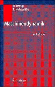 Cover of Maschinendynamik by 