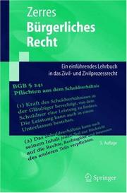 Bürgerliches Recht by Thomas Zerres