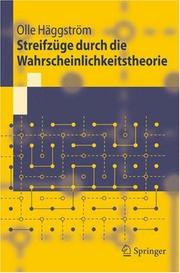 Cover of: Streifzüge durch die Wahrscheinlichkeitstheorie