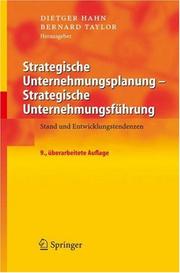 Cover of: Strategische Unternehmungsplanung - Strategische Unternehmungsführung: Stand und Entwicklungstendenzen